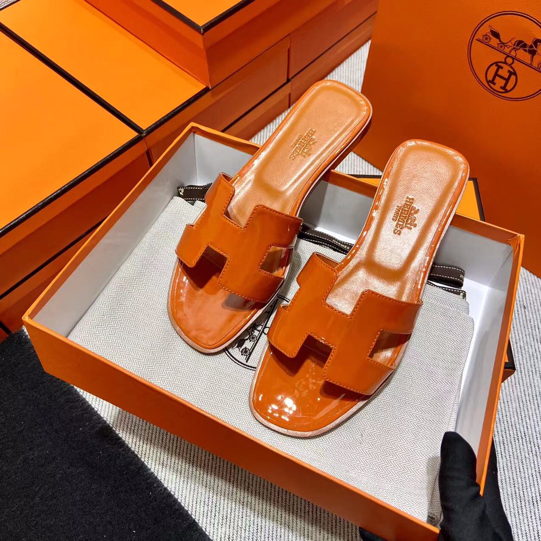 에르메스 올수공 오란 슬리퍼 샌들 페이던트 33